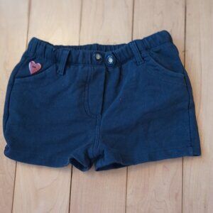 Boboli navy french terry short size 3